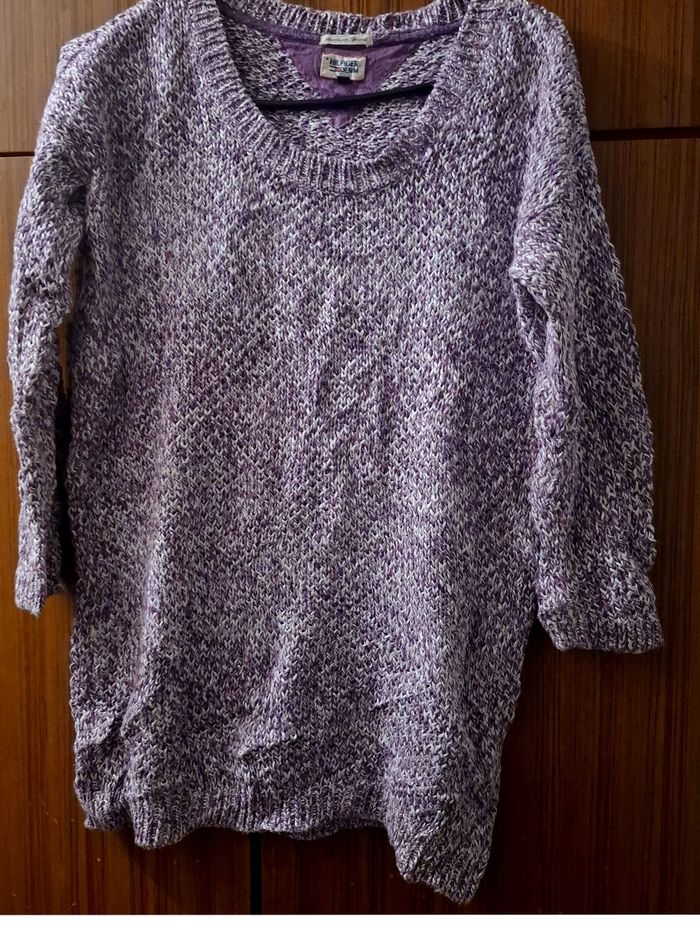 Hilfiger Denim pull violet taille s - photo numéro 2