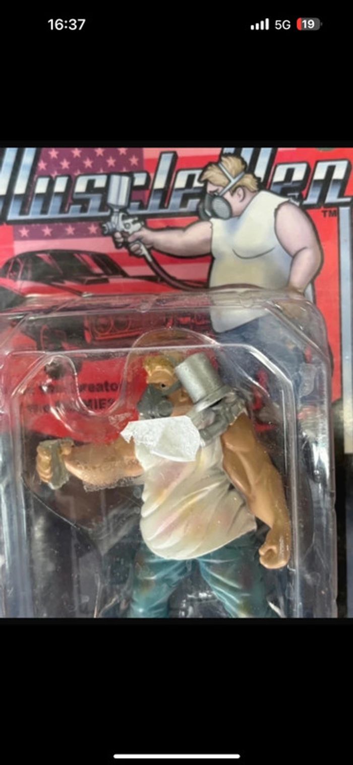 Figurine vintage neuve Muscleman 2 Custom Van Go american Diorama - photo numéro 3