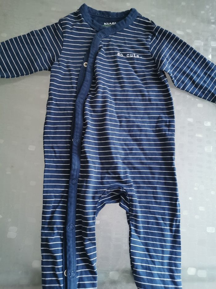 Pyjama bébé bleu marine