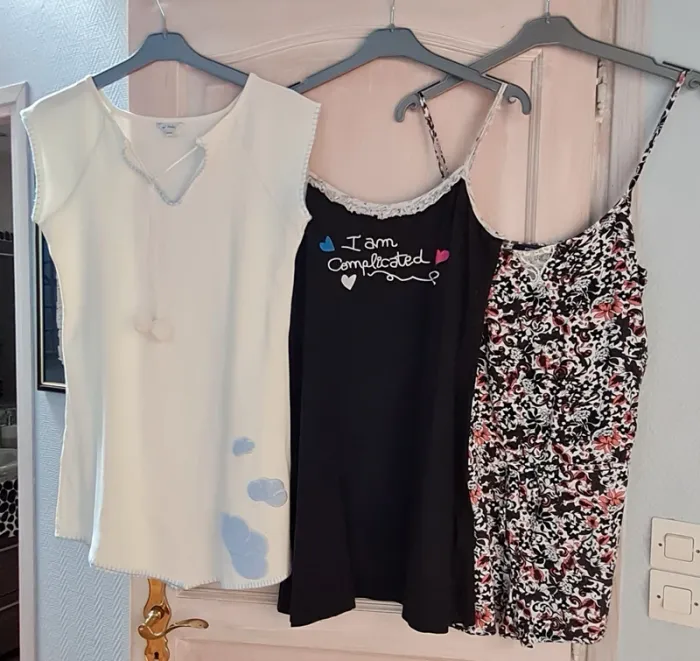 Lot de 3 tenues de nuit T38/40