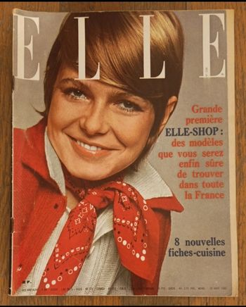 Ancien magazine Elle 1969 N°1236 vintage
