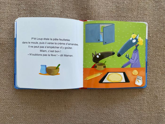 Livre p'tit loup est le roi de la galette Auzou - photo numéro 5
