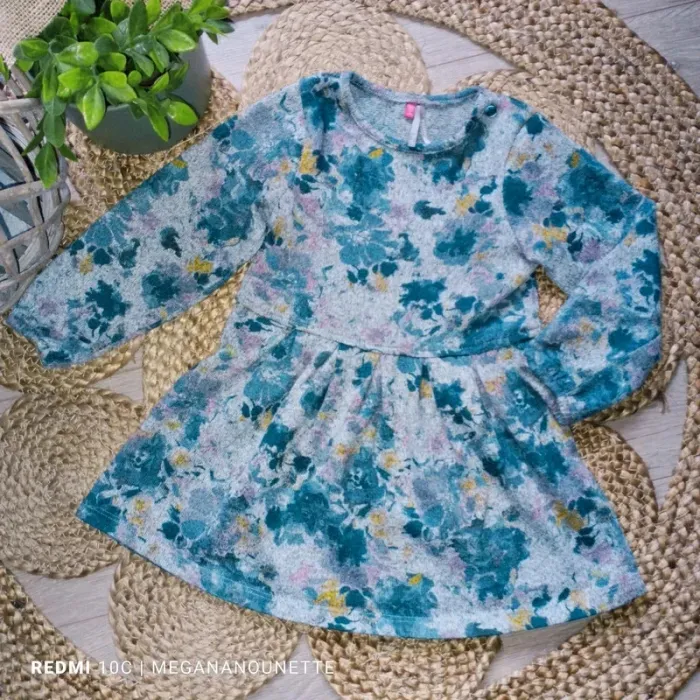 🌼👗 Robe trapèze fleurie – Orchestra – Taille 3 ans / 98 cm – Très bon état - photo numéro 2