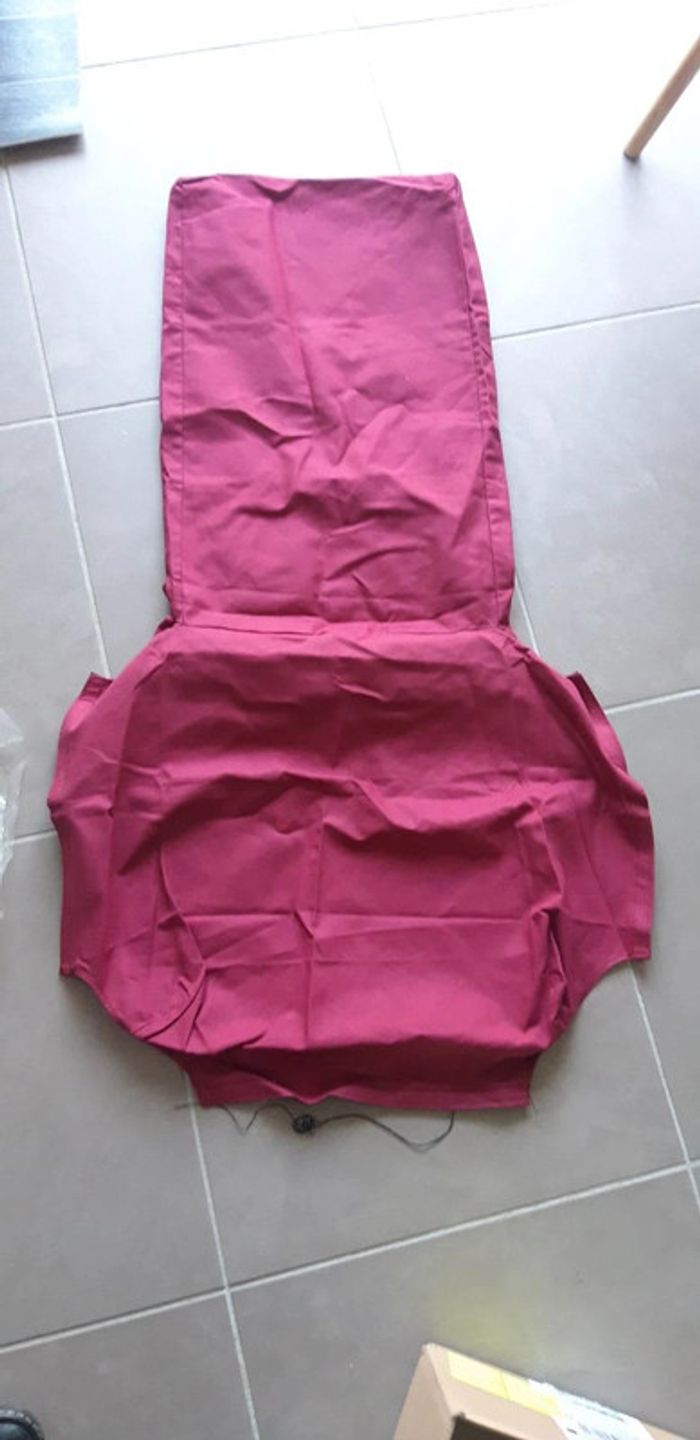 Housse de chaise framboise - photo numéro 2