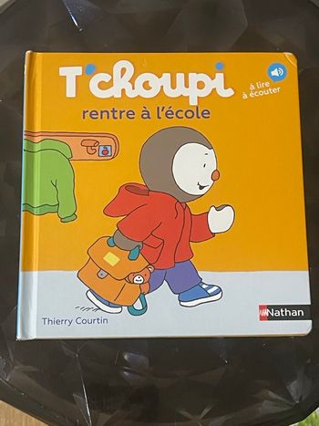 Livre Tchoupi rentre à l’école