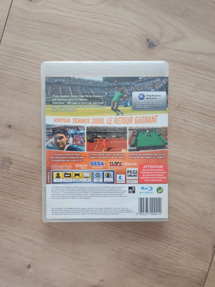 Virtua tennis 2009 ps3 - photo numéro 3