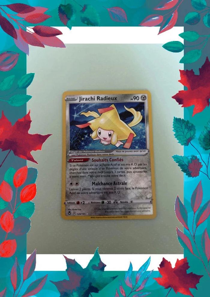 Carte Pokémon jirachi radieux