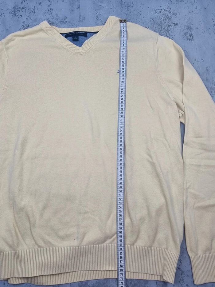 Pull col V Tommy Hilfiger jaune, XL Hommes - photo numéro 5