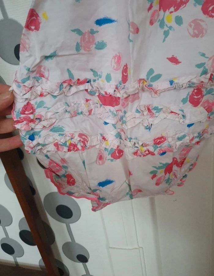 Bodie en tissu fleuri petit bateau taille 6 mois neuf - photo numéro 7