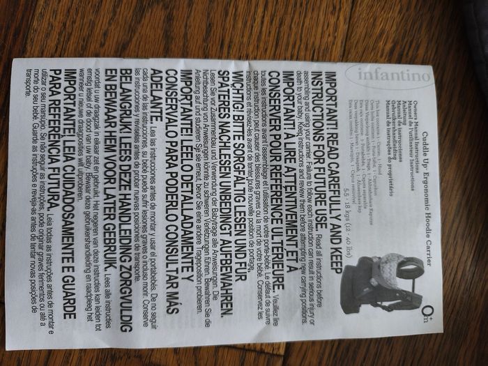 Porte unbébé infantino - photo numéro 2