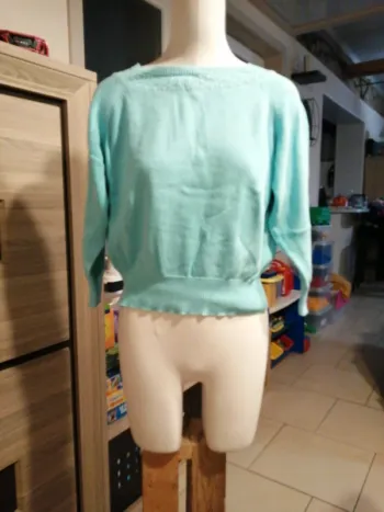 Pull col ouvert
