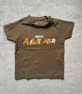 Tee shirt garçon, 12 mois, neuf