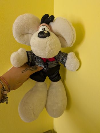 Peluche Diddl vintage costume de soirée
