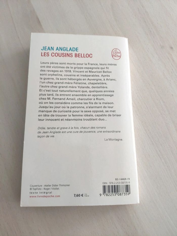 Livre poche les cousins Belloc Jean Anglade - photo numéro 5