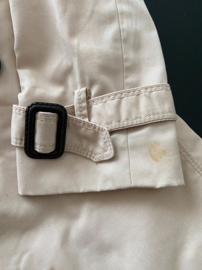 Trench court beige / Taille M - photo numéro 11