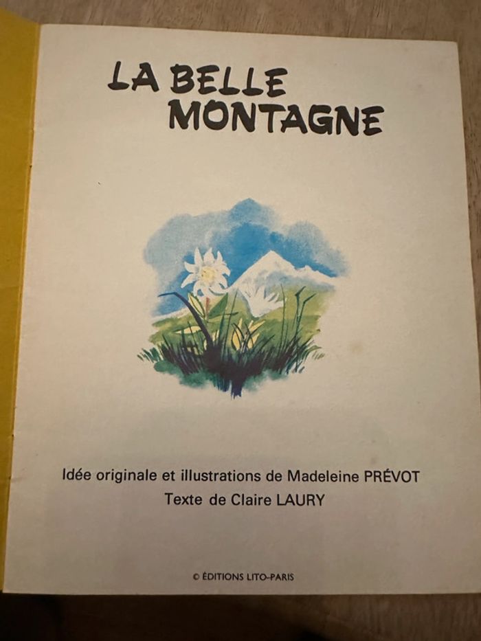 Livre ancien La belle montagne Lito collection Babillage album Paris - photo numéro 6