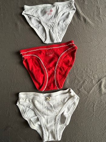 Lot de 3 petites culottes fille « Petit bateau »