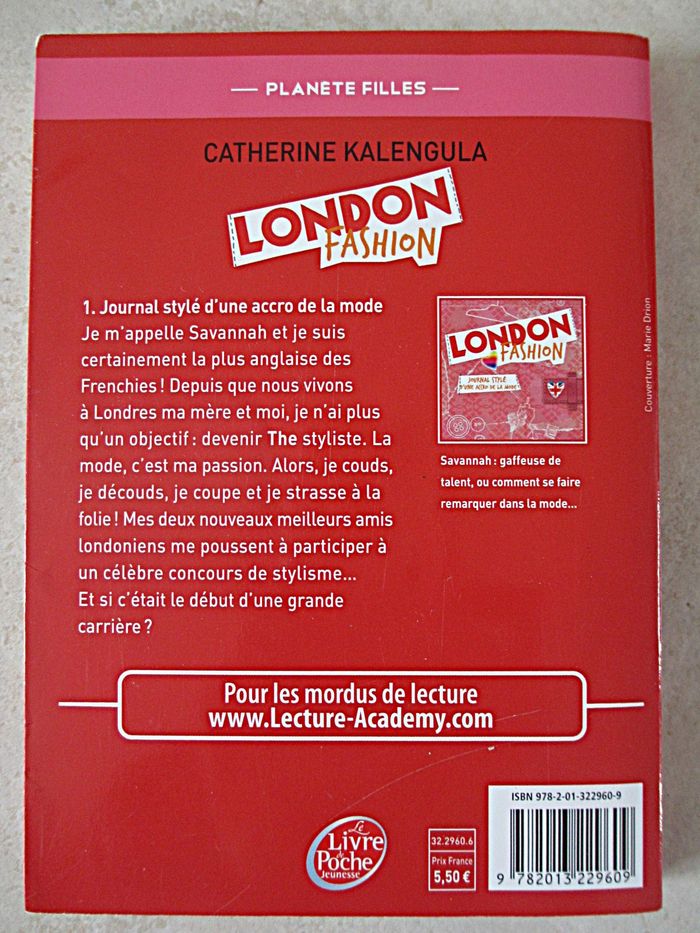 Roman enfant London Fashion – Tome 1 - photo numéro 2