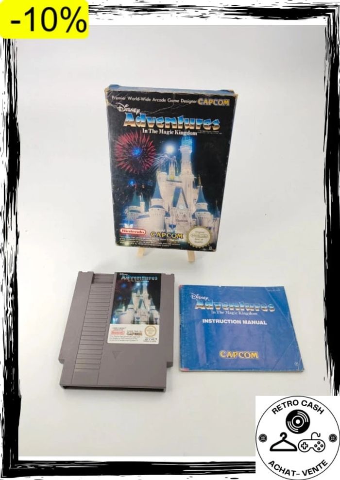 Disney Adventures In The Magic Kingdom / Nintendo nes pal b / FAH-1 complet - photo numéro 2
