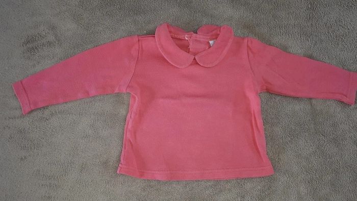 Lot de 5 t-shirts manches longues filles 12 mois 1 an - photo numéro 6