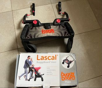 Planche à roulette ( marche) pour poussette buggy board maxi noir