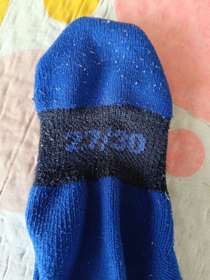LOT 2 Chaussettes de football 27/30 NIKE KIPSTA - photo numéro 2
