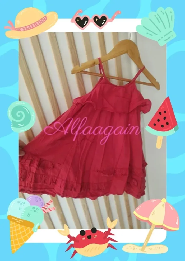 Robe catimini rouge 4ans - photo numéro 9