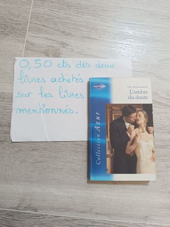 Livre Harlequin collection Azur