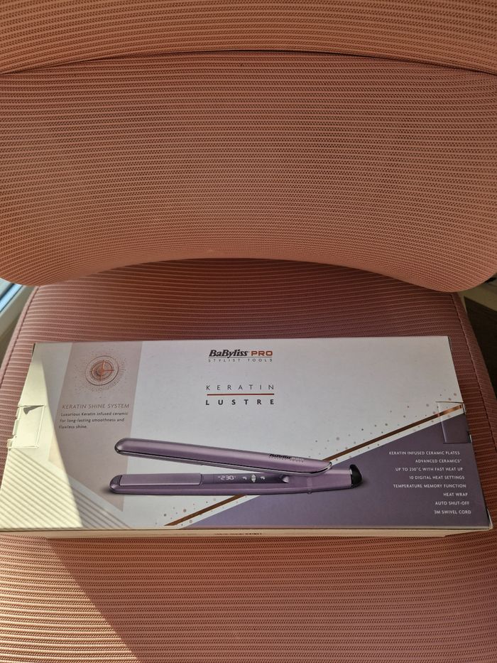 Lisseur BaByliss keratine pro lustre