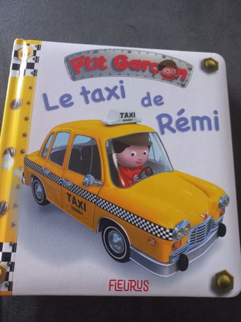 Livre bébé cartonné p'tit garçon le taxi de rémi