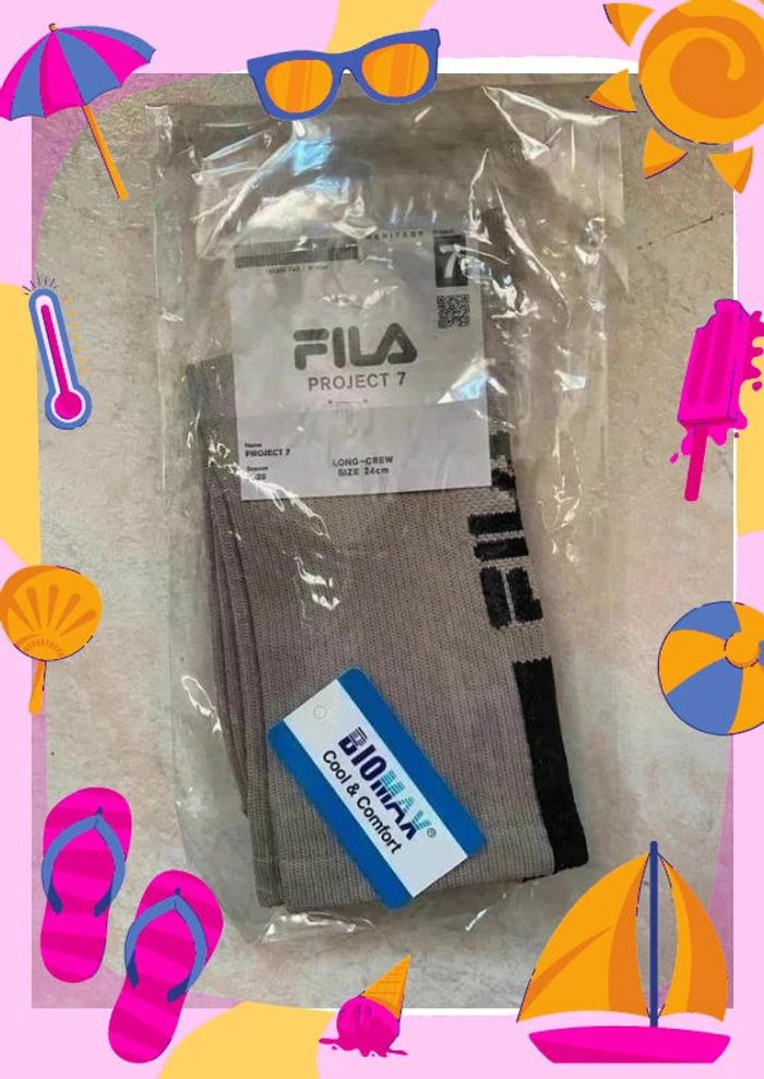 BTS Chaussettes Fila project 7 socks chaussettes 240 cm 38