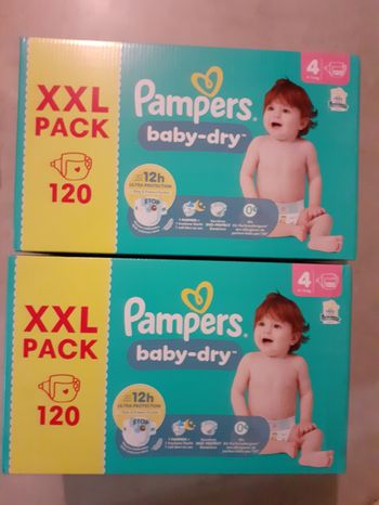 Couches Pampers baby/dry