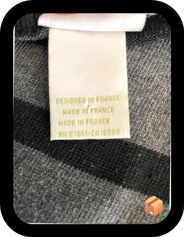 Pull Lacoste – Taille XXL – Noir, gris et beige – Très bon état - photo numéro 5