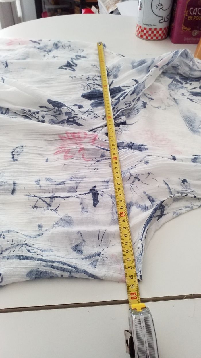 Robe      tunique  asymétrique  à nouer  a          noué  taille 50 /52   très bon état - photo numéro 4