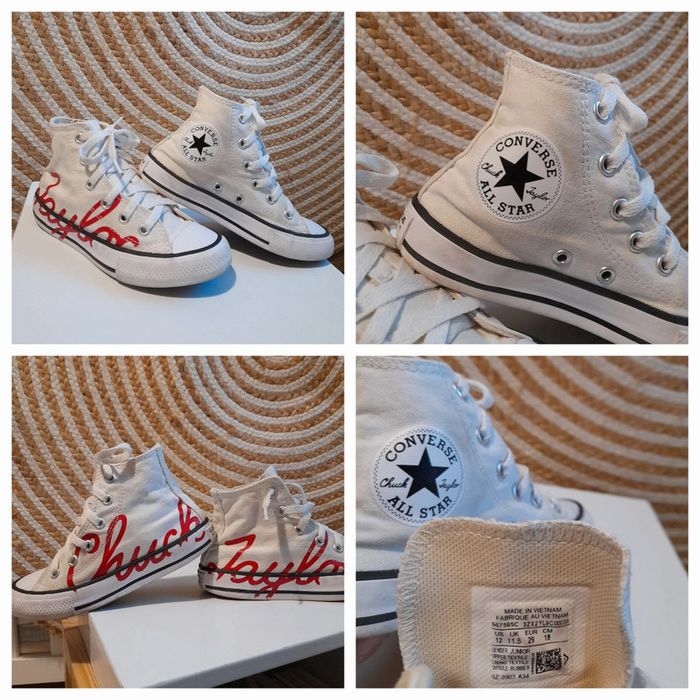 Jolie paire mixte de Converse x Chuck Taylor pointure 29