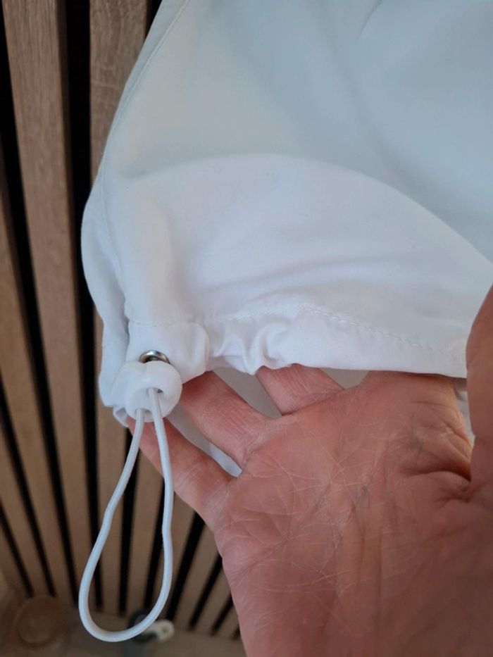 Pantalon leger fluide blanc polyester T44 - photo numéro 3