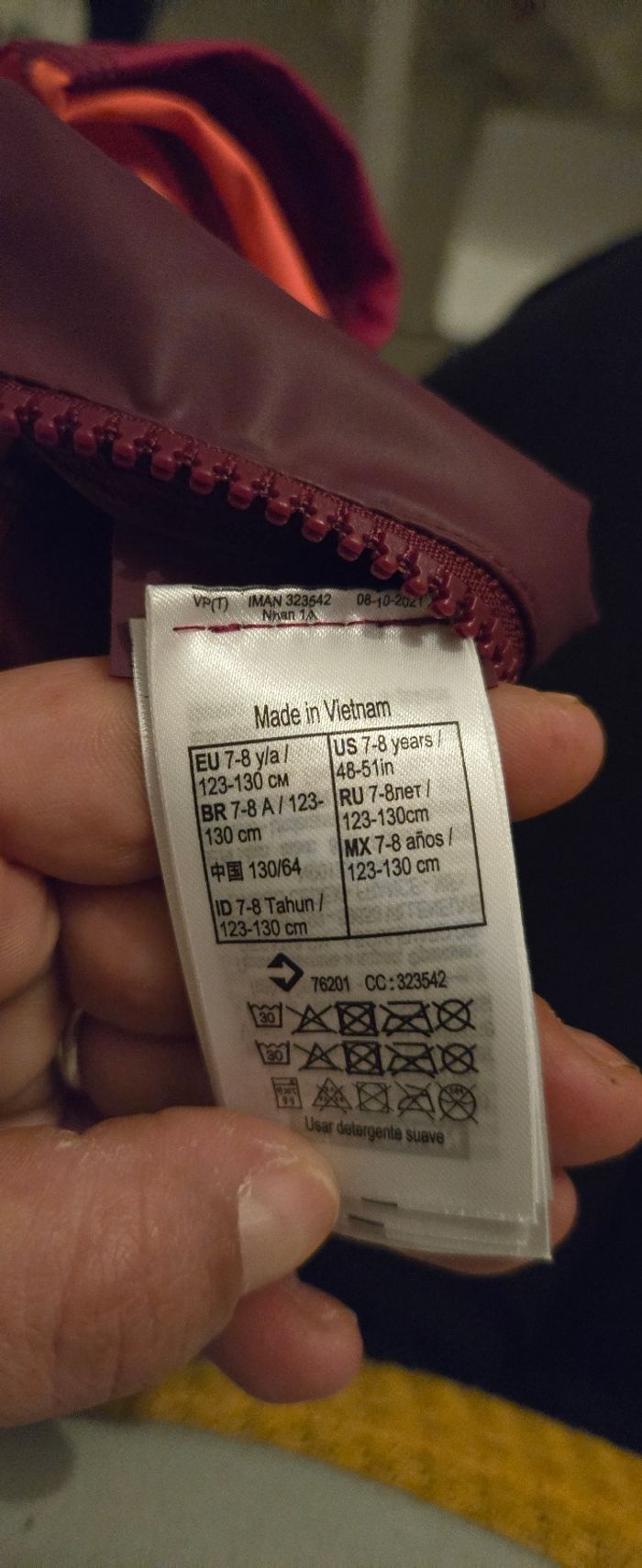 Combinaison piscine nabaiji 7/8ans - photo numéro 3