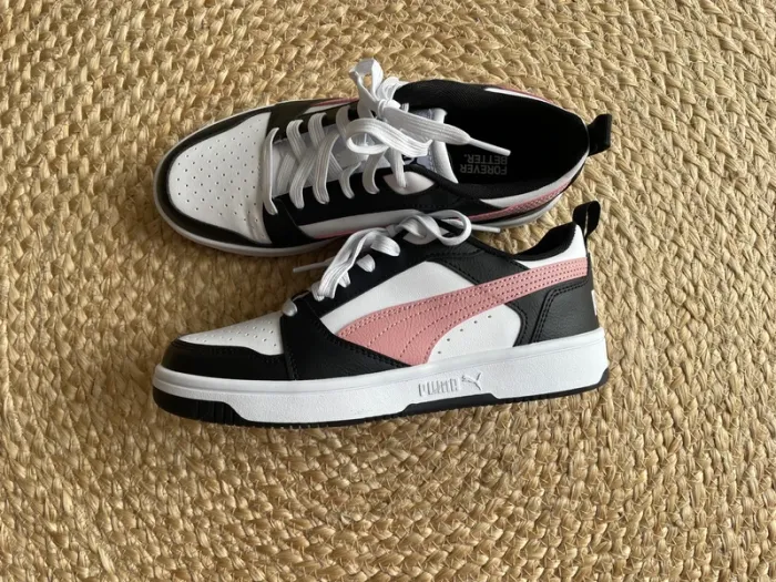 Baskets noir/blanc/rose 38 Puma - photo numéro 2
