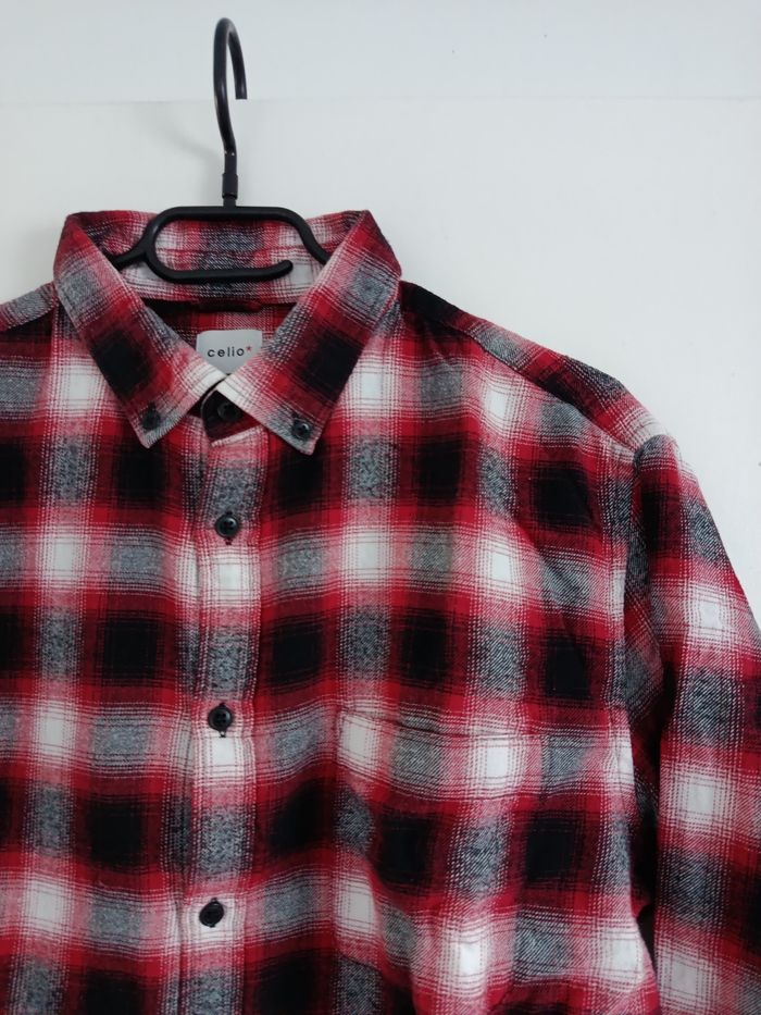Chemise à carreaux Celio - photo numéro 2