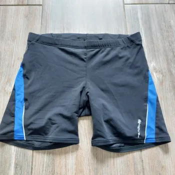 Caleçon de bain Nabaiji noir & bleu taille 40 avec cordon