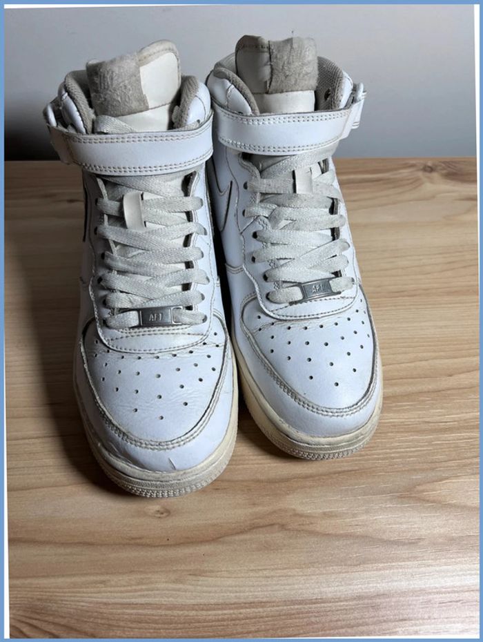 Nike Air Force 1 Mid Blanche – Pointure 38.5 Femme - photo numéro 4