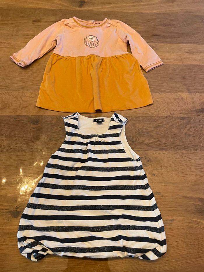 Lot de 2 robes fille 3 mois