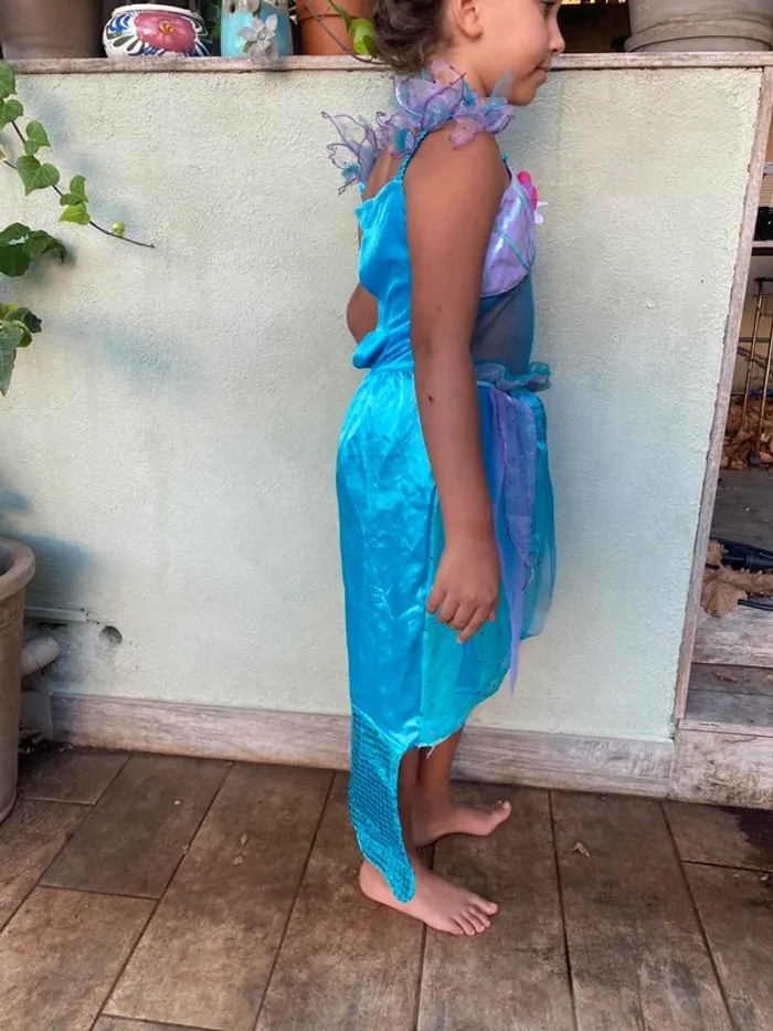 Déguisement sirène Disney 9/10ans - photo numéro 3
