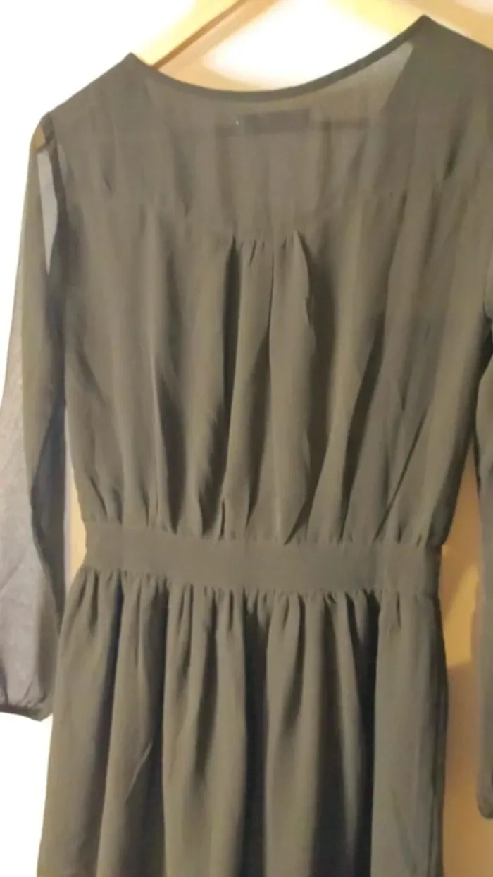 Robe kaki Springfield, Taille 36 - photo numéro 6