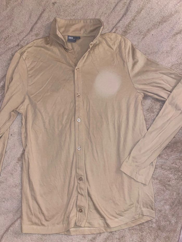 Chemise beige homme - photo numéro 5