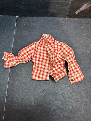 Chemise à carreaux accessoire figurine action man action Joe ceji Hasbro