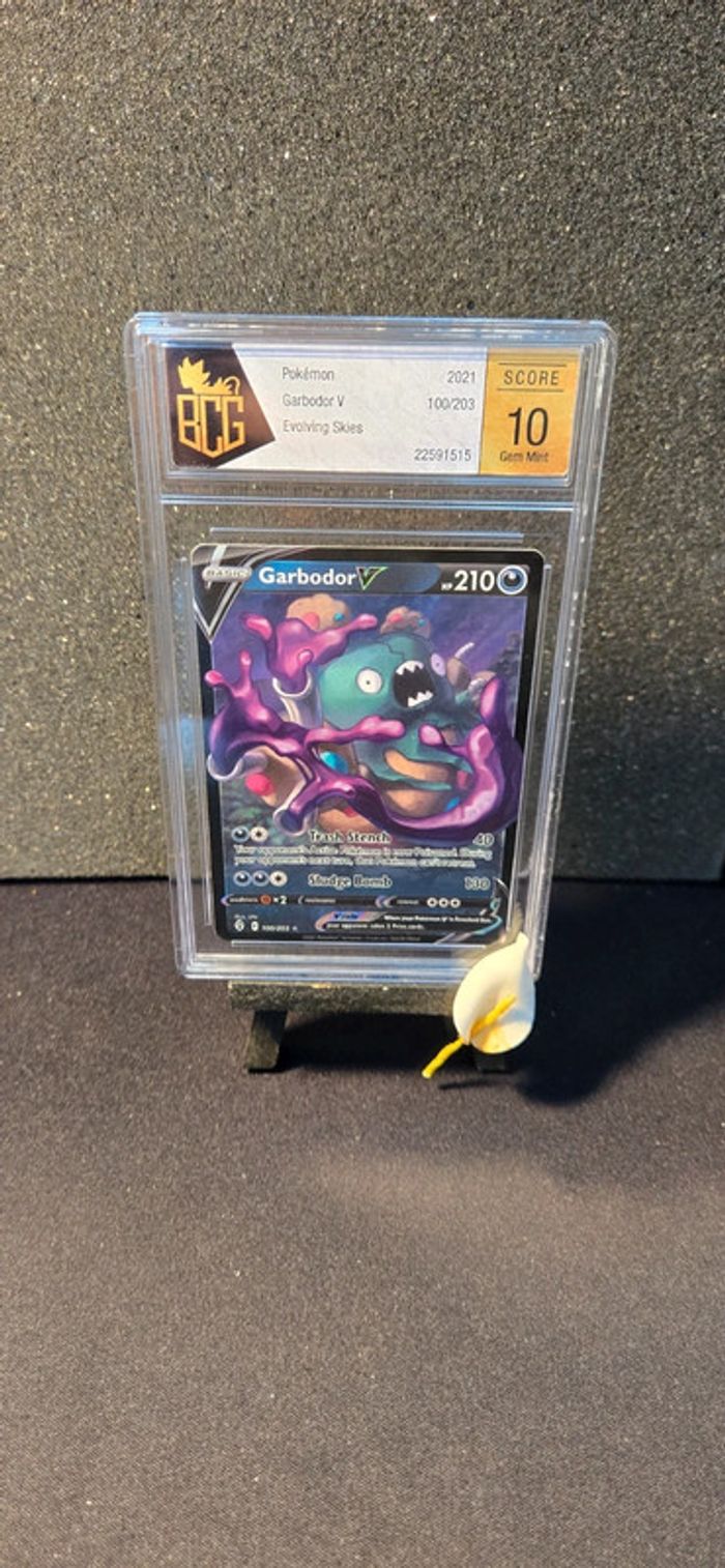 Carte Gradé Pokemon, Garbodor V (Miasmax V)