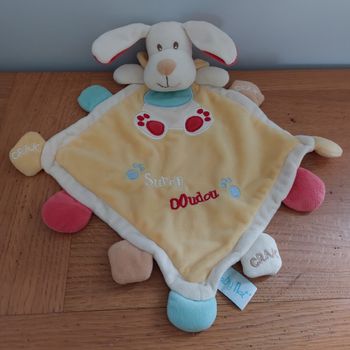 Super Doudou Chien crak grelot  baby nat