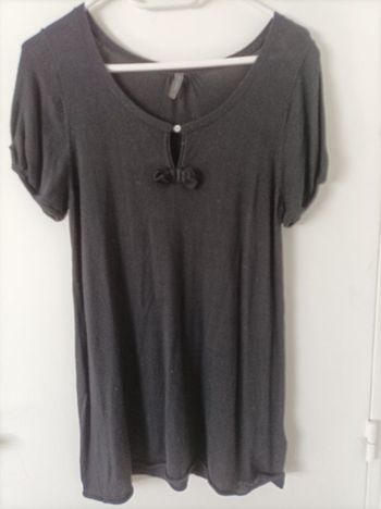 Pull tunique léger noir