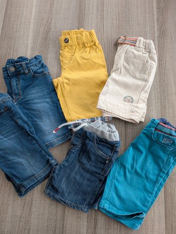Lot de short 3 ans Sergent Major et Okaïdi